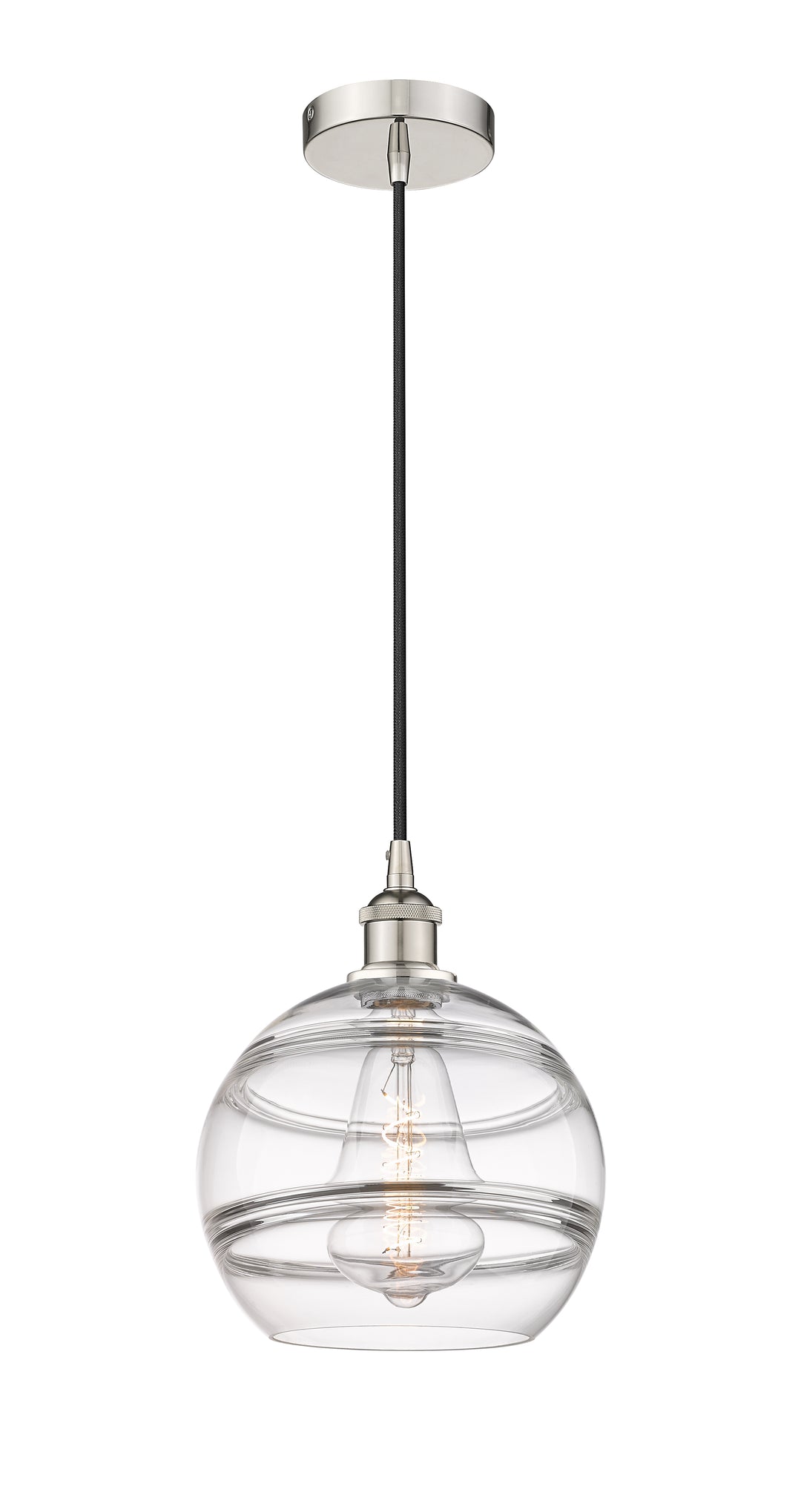 Innovations Lighting Rochester 10" Mini Pendant - Polished Nickel Mini-Pendants Innovations Lighting   