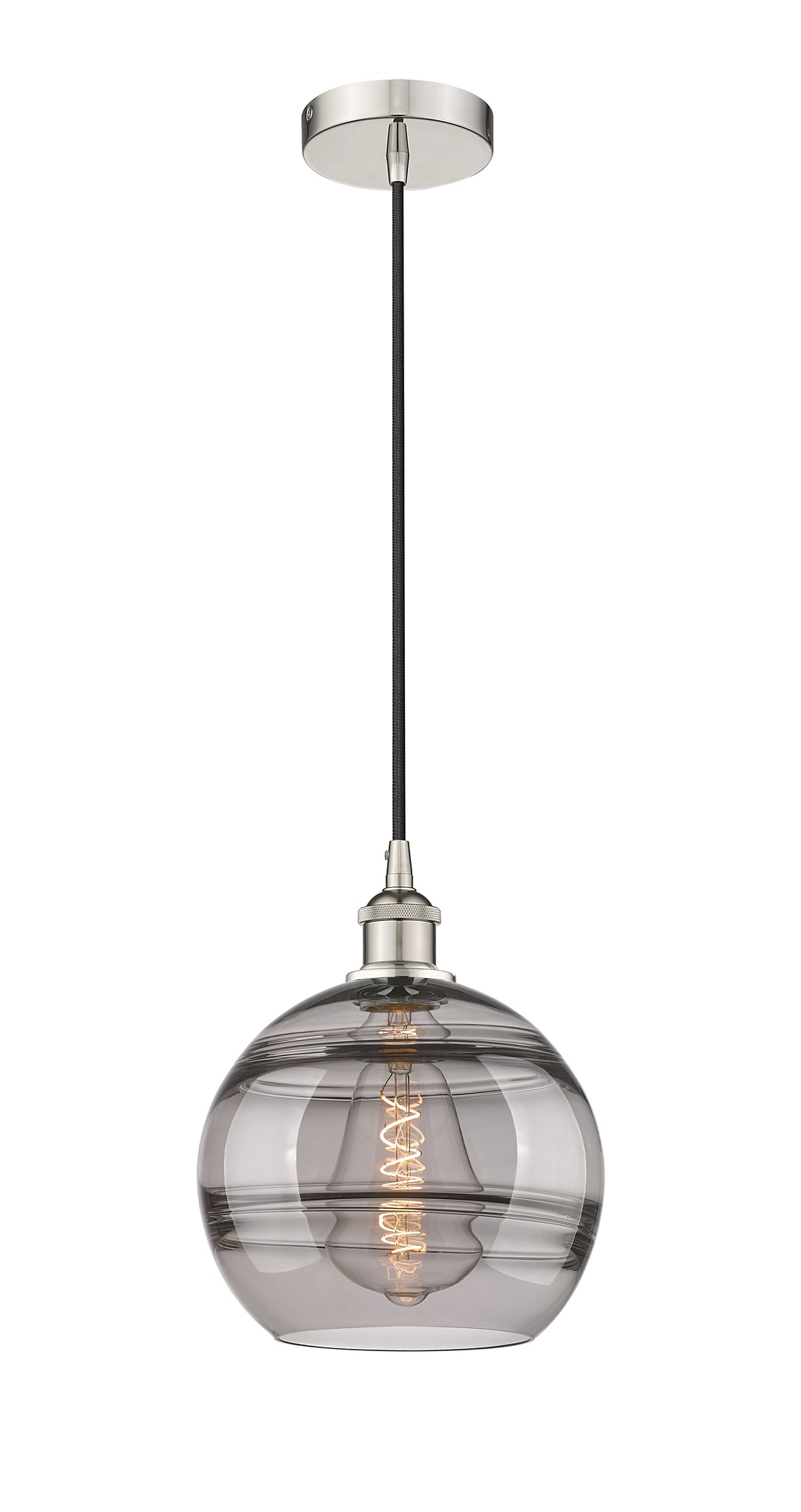 Innovations Lighting Rochester 10" Mini Pendant - Polished Nickel Mini-Pendants Innovations Lighting   