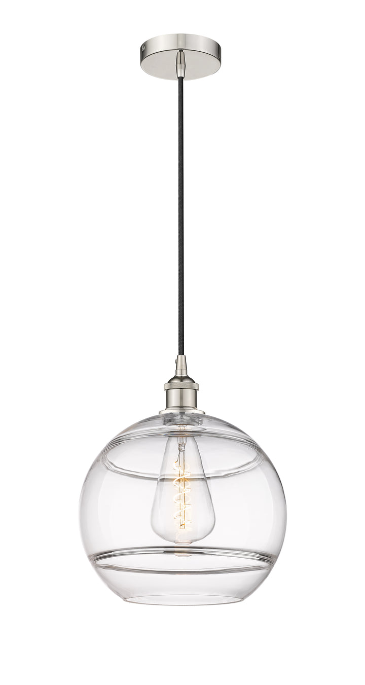 Innovations Lighting Rochester 12" Mini Pendant - Polished Nickel Mini-Pendants Innovations Lighting   