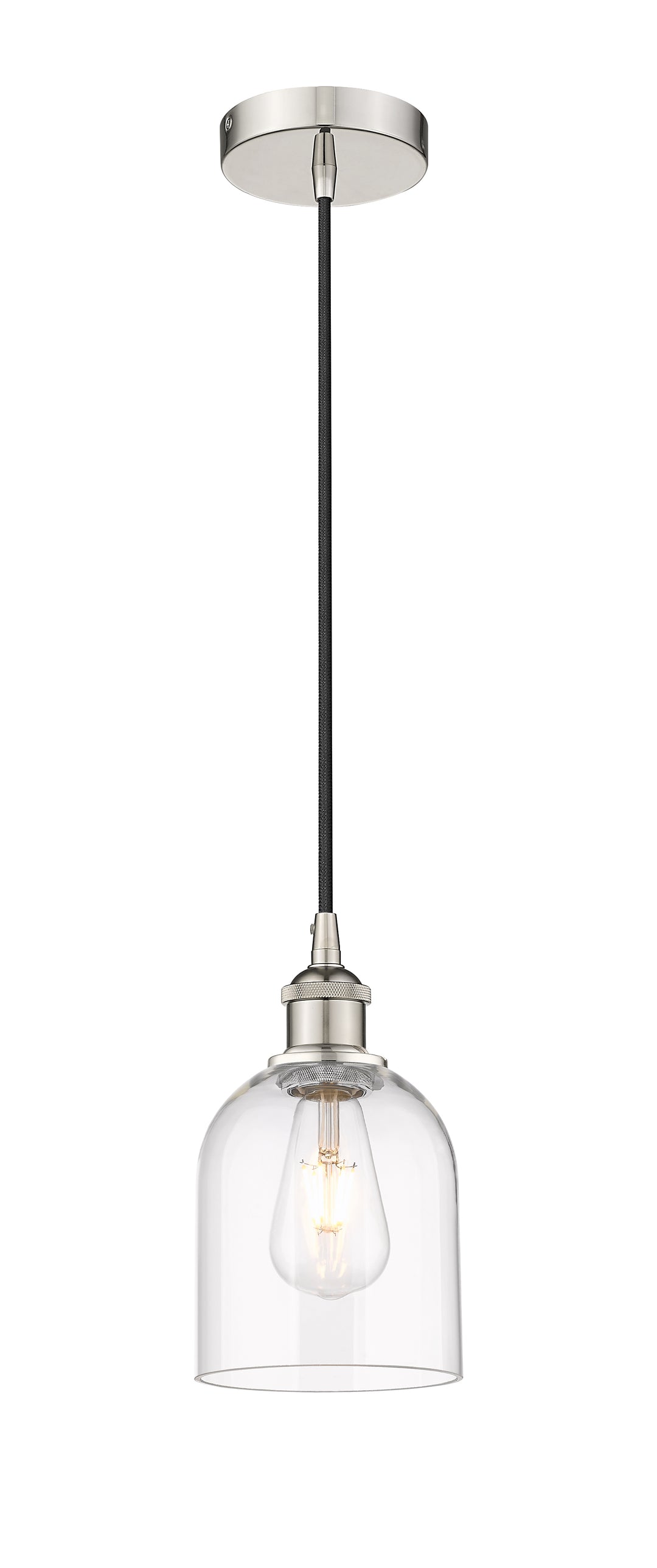 Innovations Lighting Bella 6" Mini Pendant - Polished Nickel Mini-Pendants Innovations Lighting   