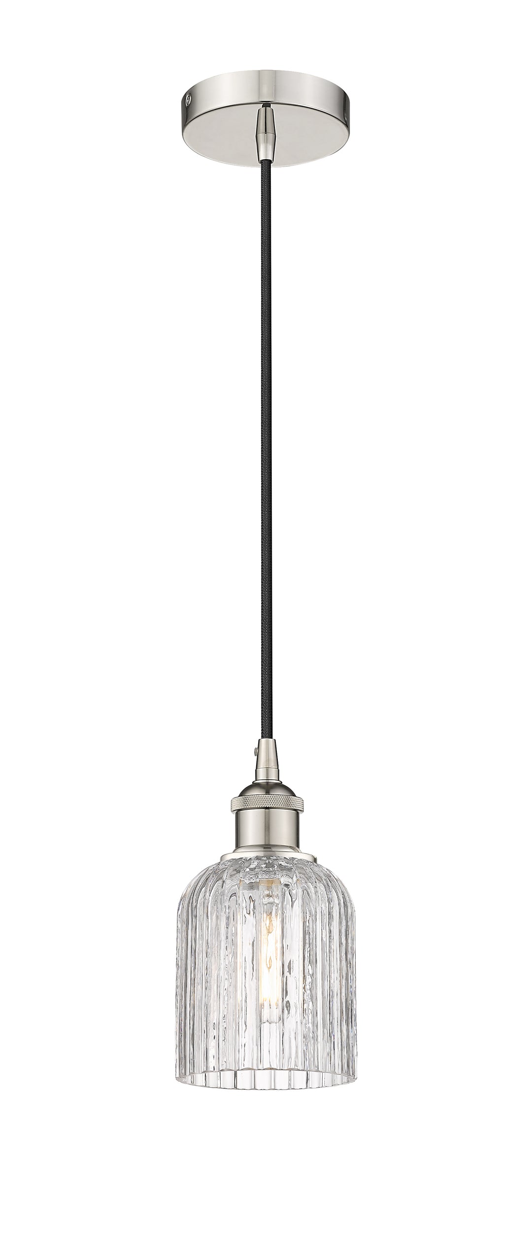 Innovations Lighting Bridal Veil 5" Mini Pendant - Polished Nickel Mini-Pendants Innovations Lighting   