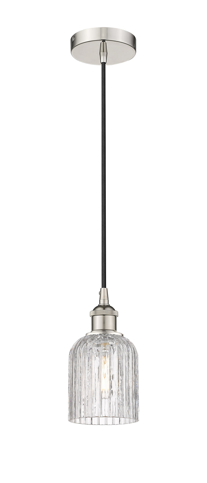 Innovations Lighting Bridal Veil 5" Mini Pendant - Polished Nickel Mini-Pendants Innovations Lighting   