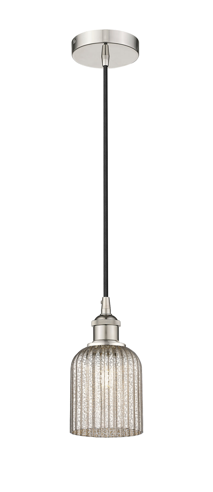 Innovations Lighting Bridal Veil 5" Mini Pendant - Polished Nickel Mini-Pendants Innovations Lighting   