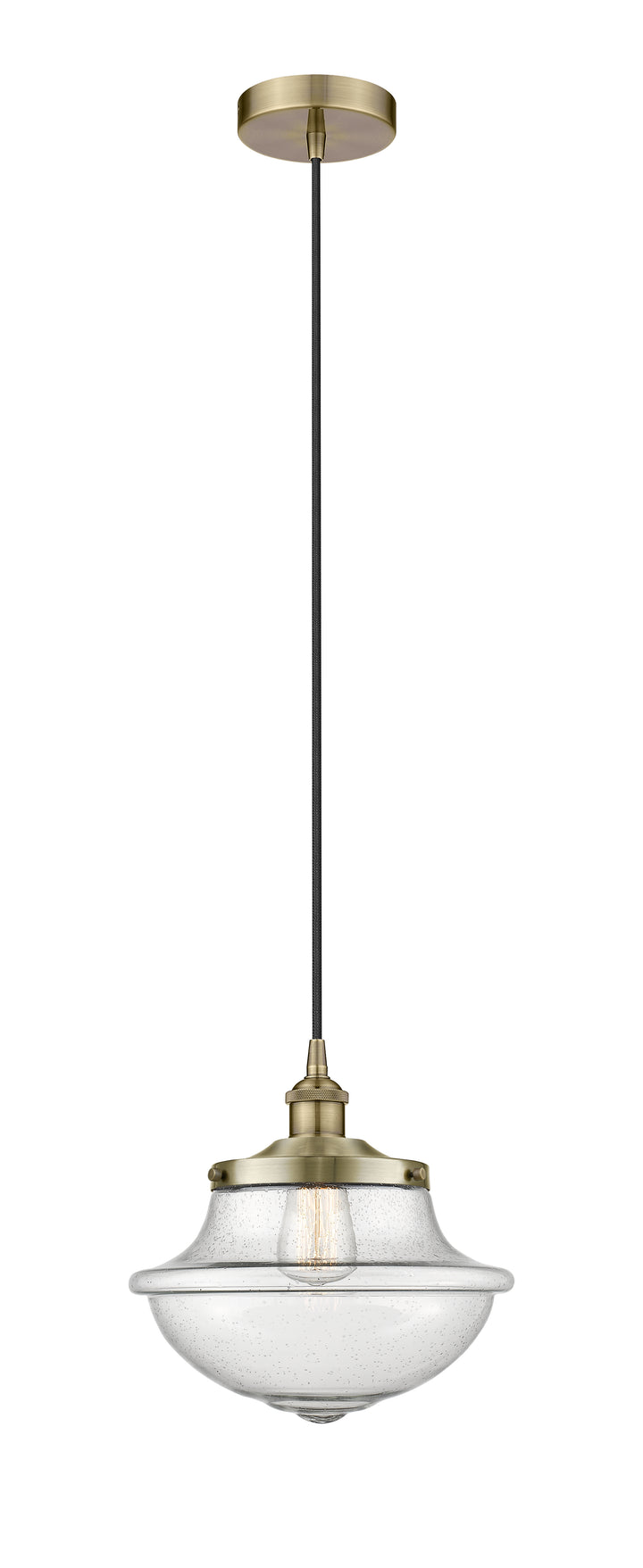 Innovations Lighting Oxford 11.75" Mini Pendant - Antique Brass