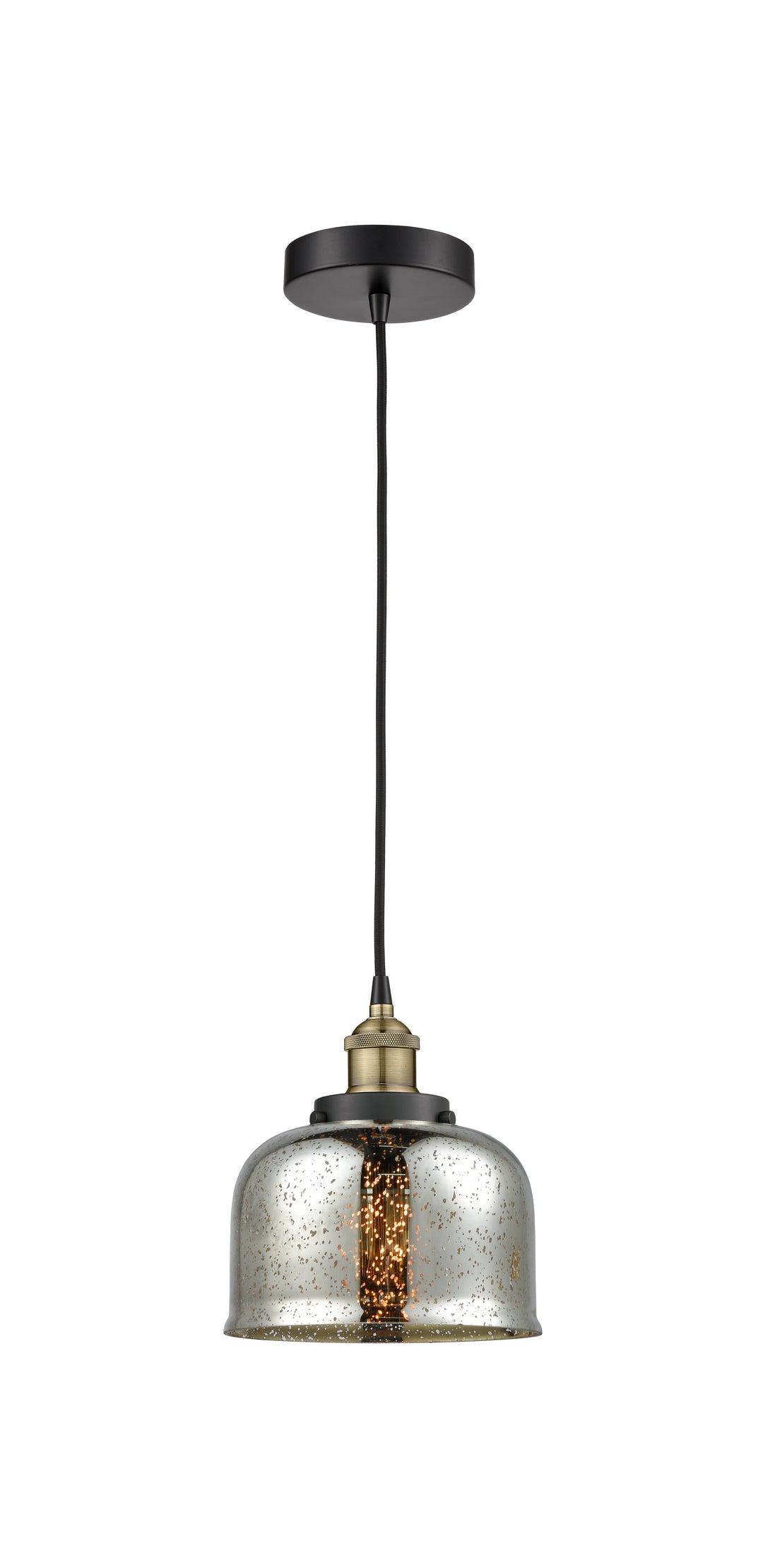 Innovations Lighting Cone 8" Mini Pendant - Black Antique Brass