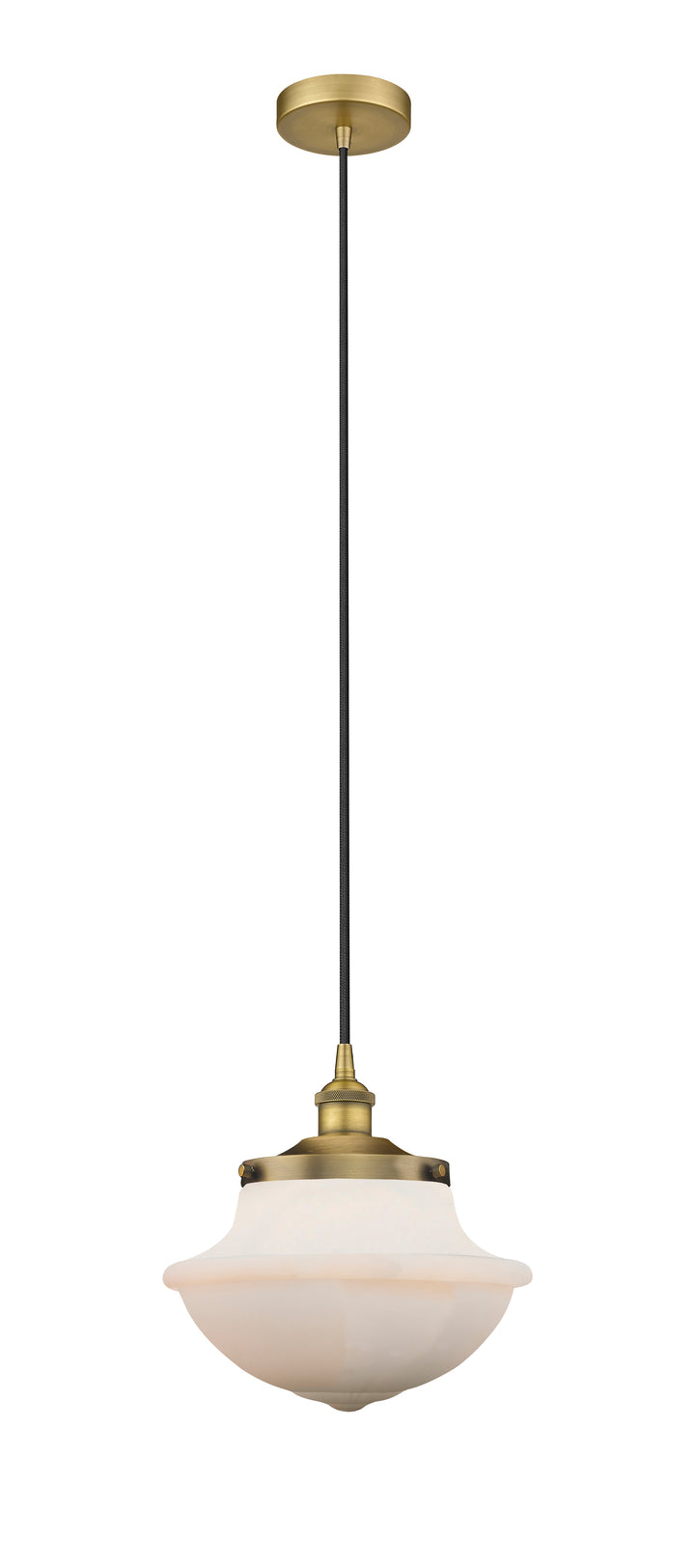 Innovations Lighting Oxford 11.75" Mini Pendant - Brushed Brass