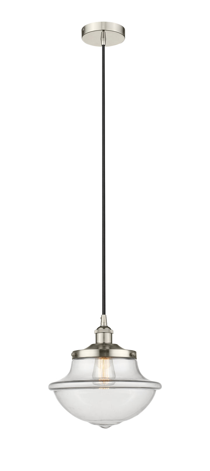 Innovations Lighting Oxford 11.75" Mini Pendant - Polished Nickel