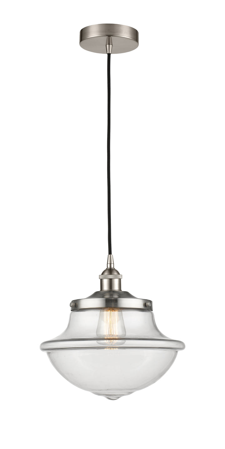 Innovations Lighting Oxford 11.75" Mini Pendant - Satin Nickel