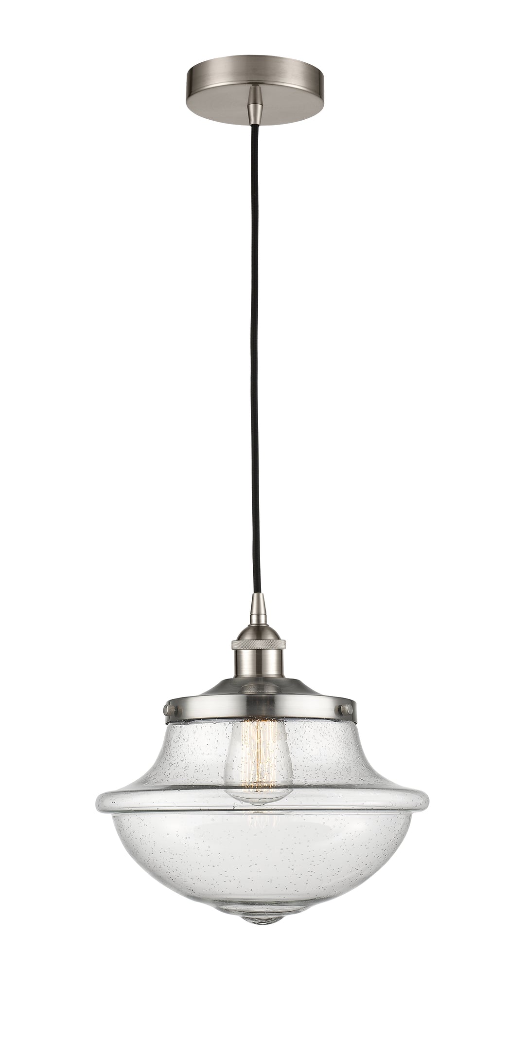 Innovations Lighting Oxford 11.75" Mini Pendant - Satin Nickel