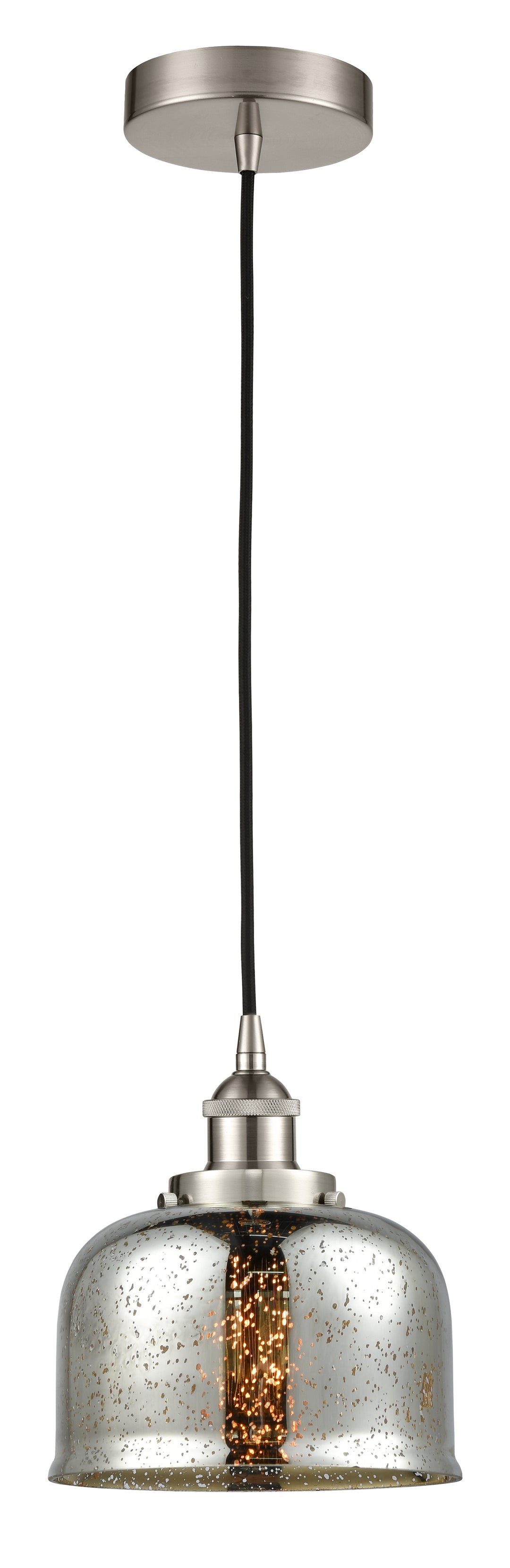 Innovations Lighting Cone 8" Mini Pendant - Satin Nickel