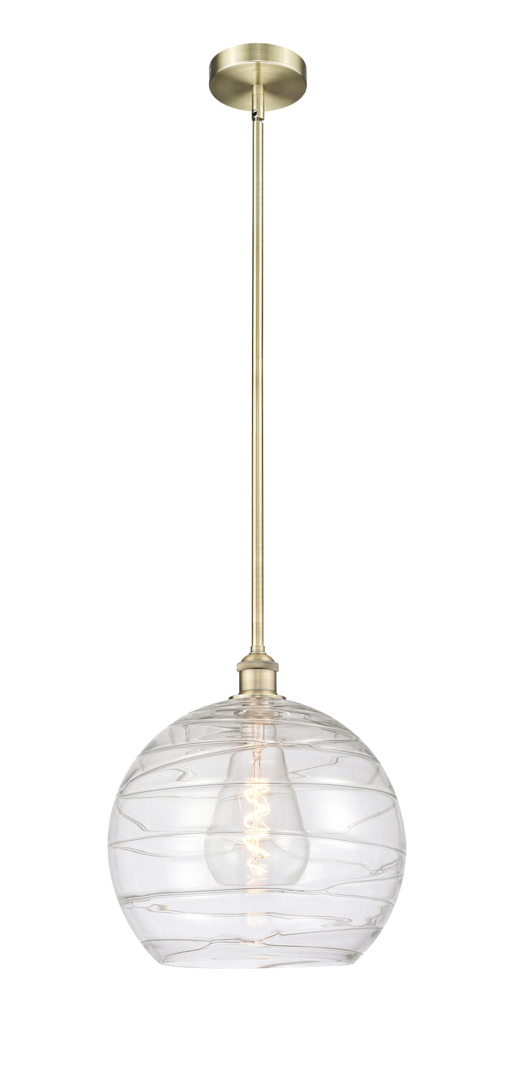 Innovations Lighting Athens Deco Swirl 14" Pendant - Antique Brass