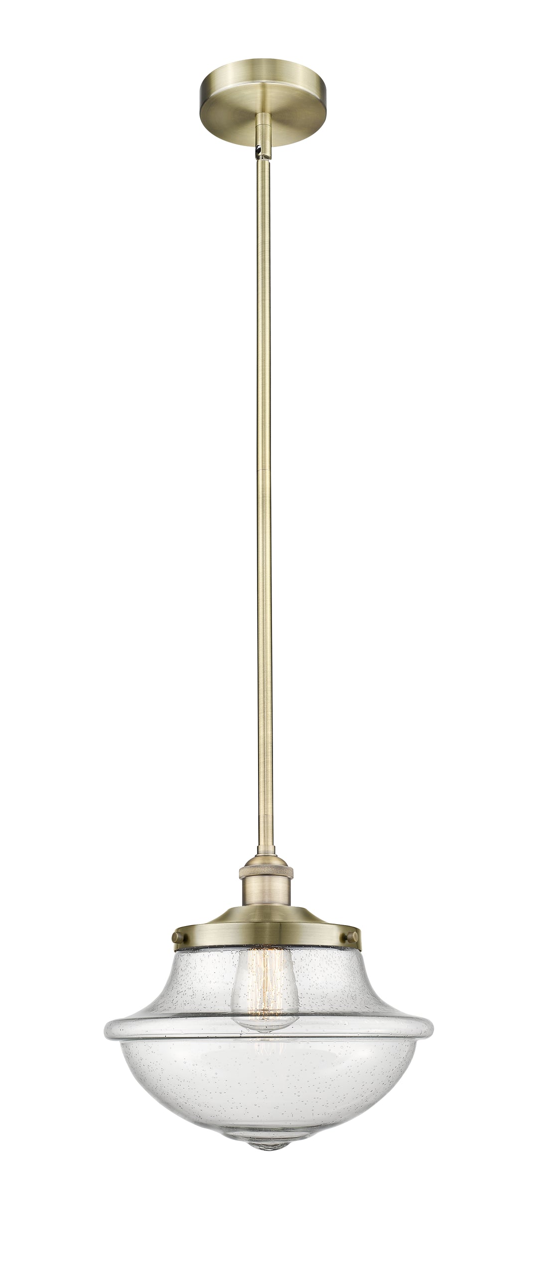 Innovations Lighting Oxford 12" Mini Pendant - Antique Brass