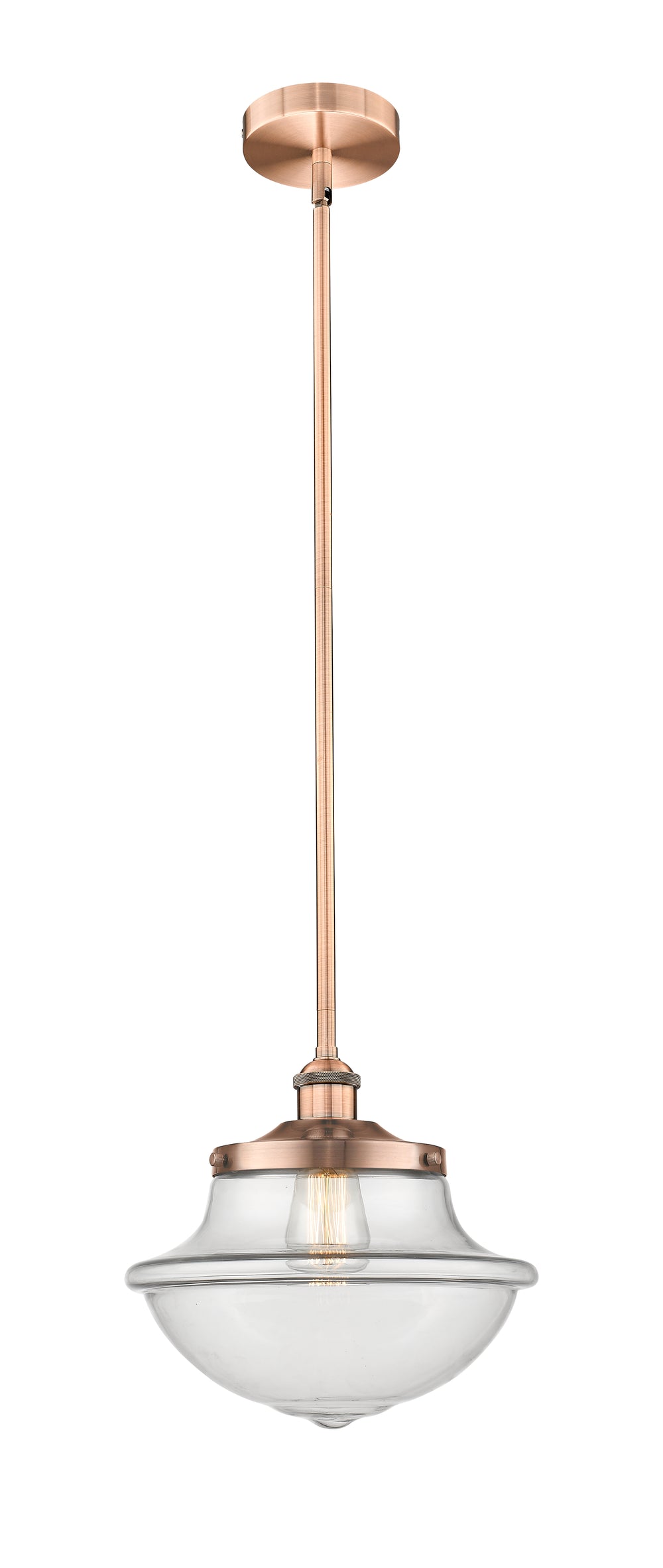 Innovations Lighting Oxford 12" Mini Pendant - Antique Copper