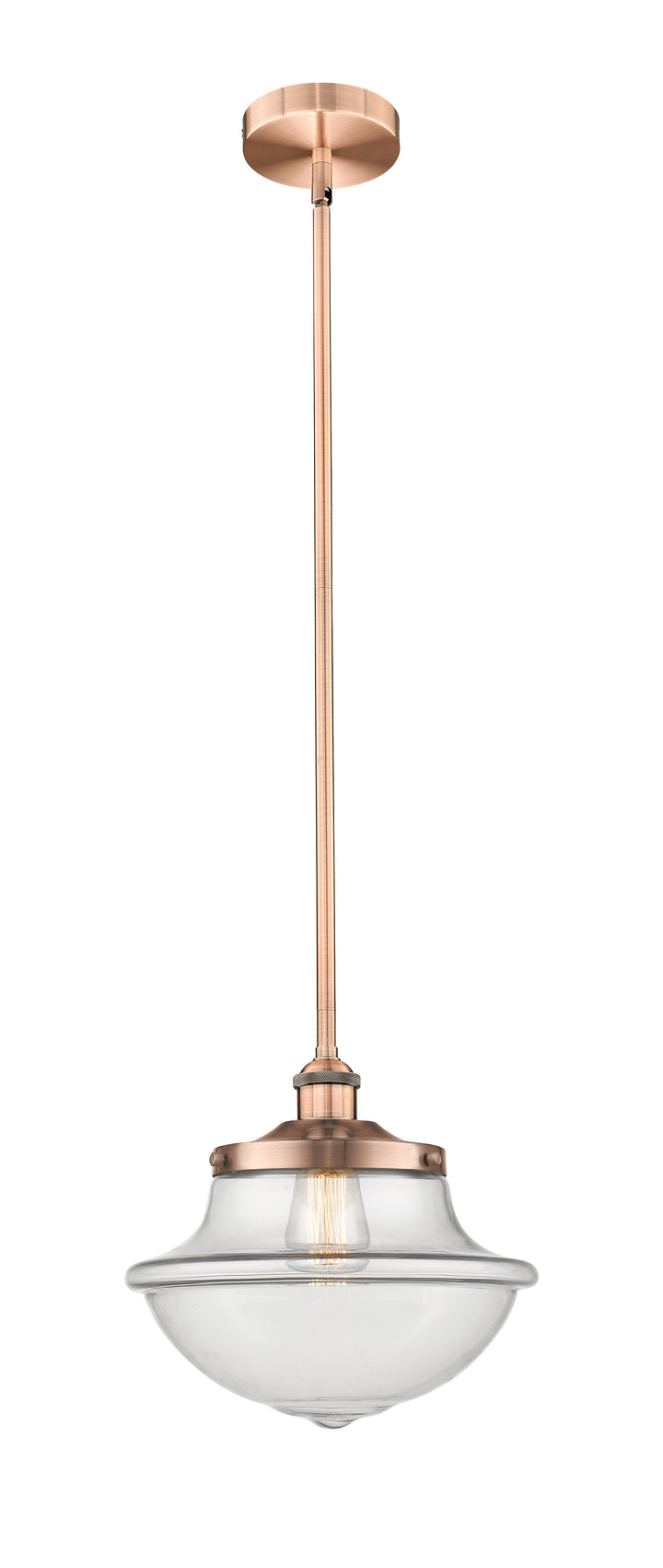 Innovations Lighting Oxford 12" Mini Pendant - Antique Copper