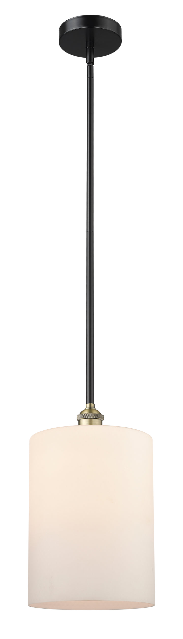 Innovations Lighting Cobbleskill 9" Mini Pendant - Black Antique Brass