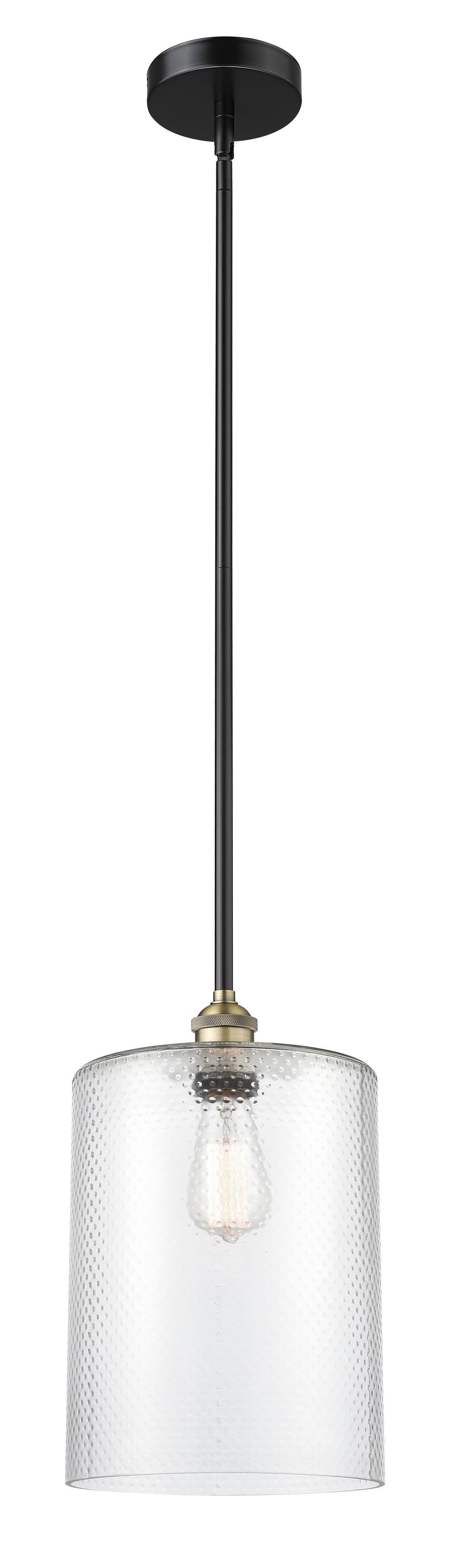 Innovations Lighting Cobbleskill 9" Mini Pendant - Black Antique Brass