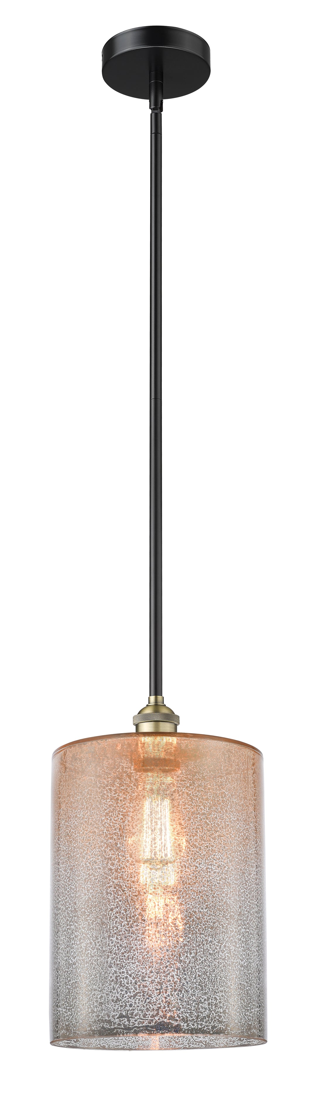 Innovations Lighting Cobbleskill 9" Mini Pendant - Black Antique Brass