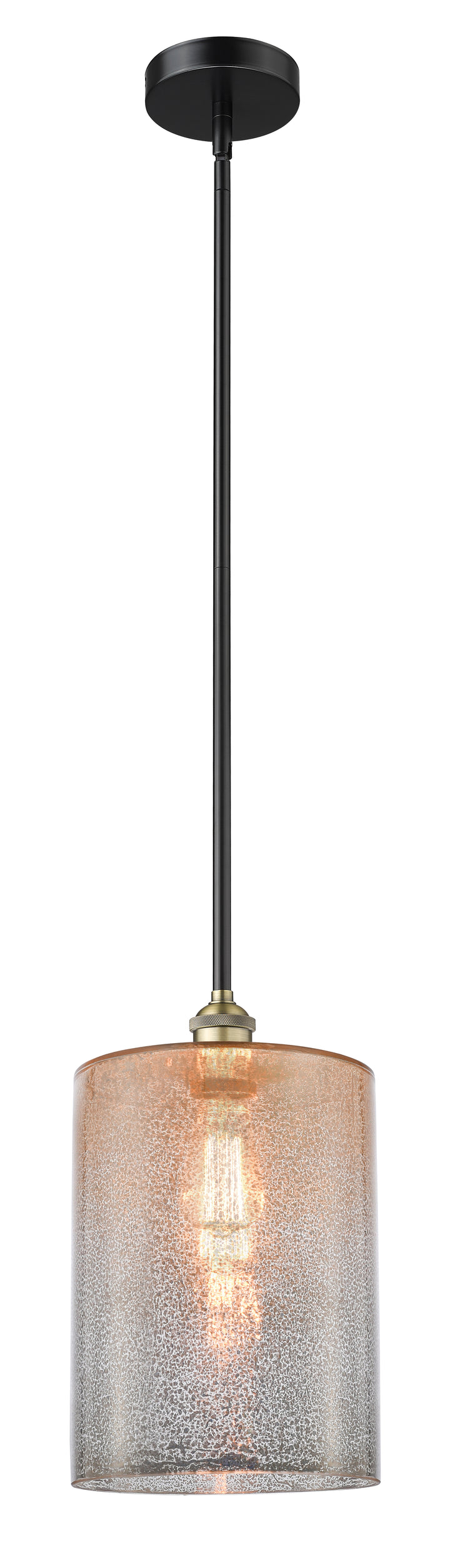 Innovations Lighting Cobbleskill 9" Mini Pendant - Black Antique Brass