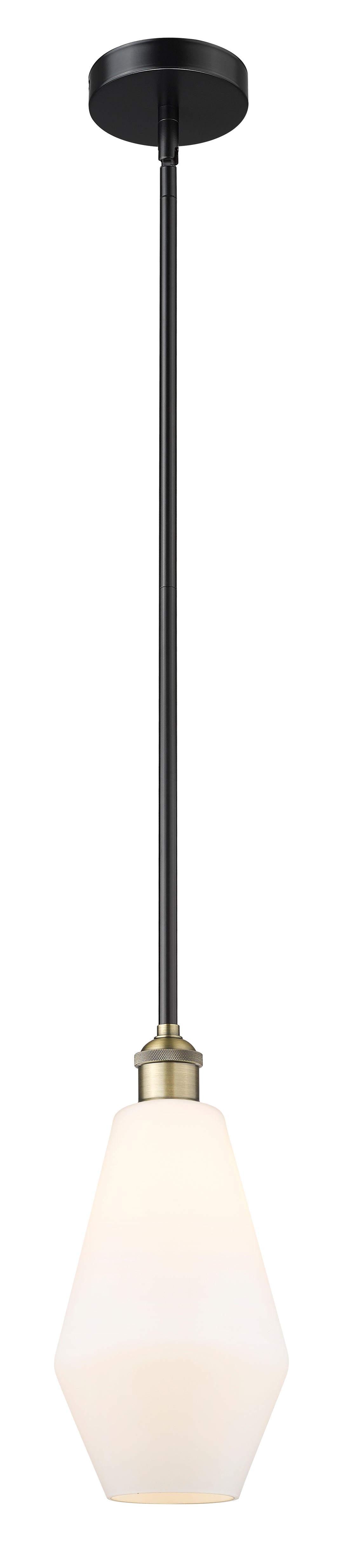 Innovations Lighting Cindyrella 7" Mini Pendant - Black Antique Brass