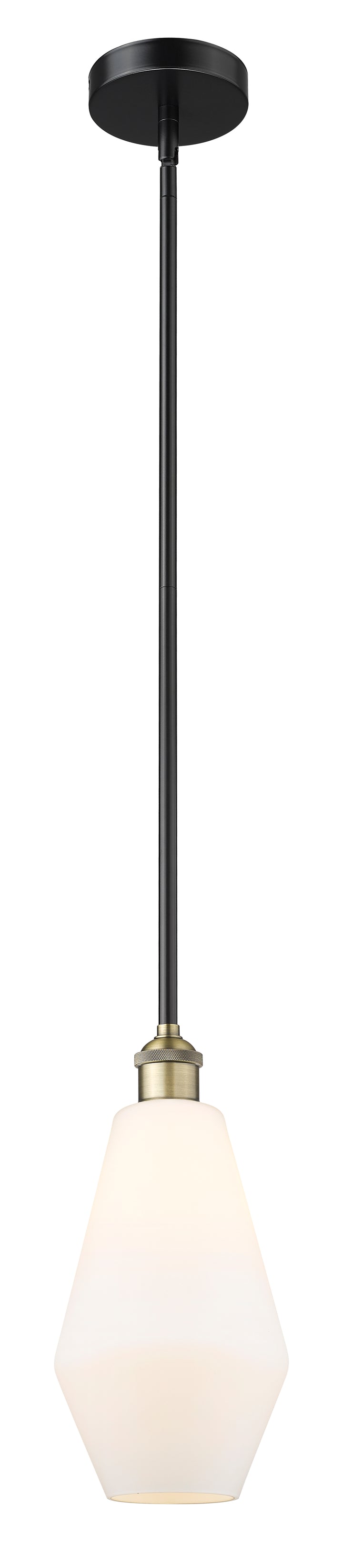 Innovations Lighting Cindyrella 7" Mini Pendant - Black Antique Brass