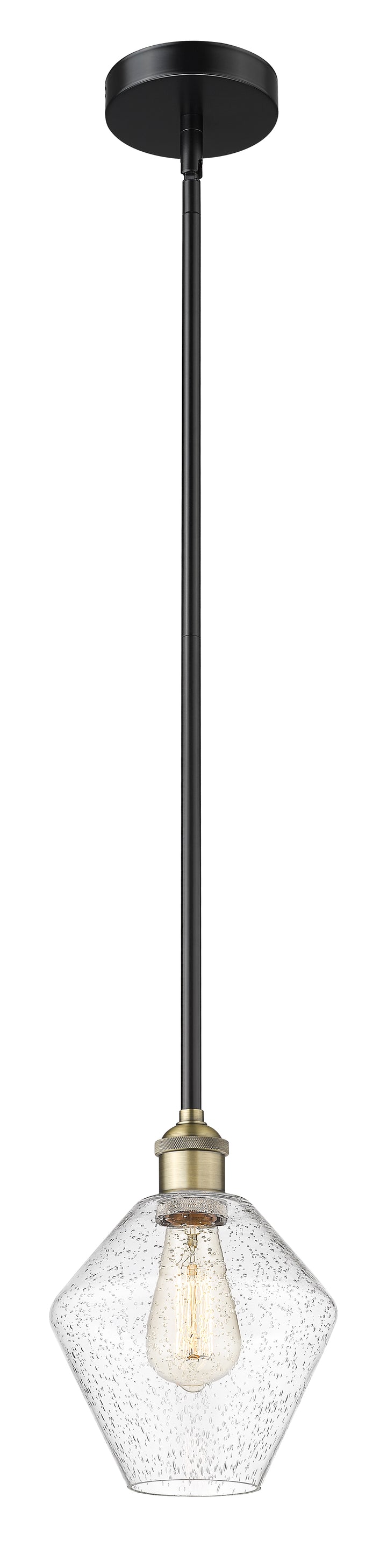 Innovations Lighting Cindyrella 8" Mini Pendant - Black Antique Brass