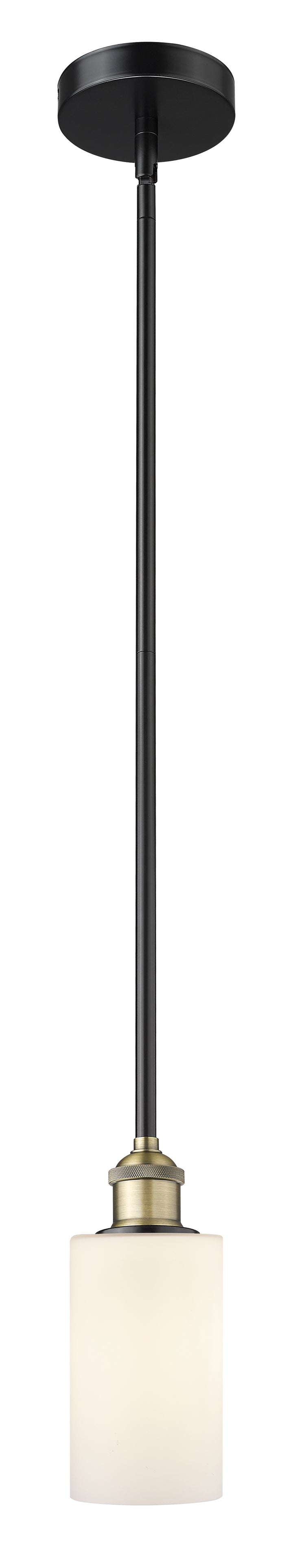 Innovations Lighting Clymer 4" Mini Pendant - Black Antique Brass