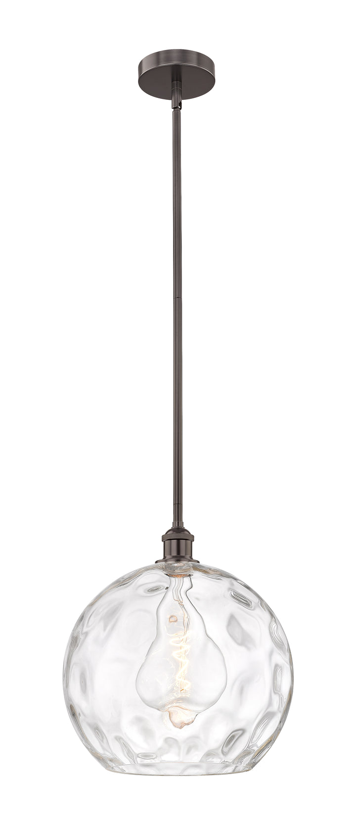 Innovations Lighting Athens Water Glass 14" Pendant - Oil Rubbed Bronze Pendants Innovations Lighting Clear Water Glass ; Glass Type: Clear  