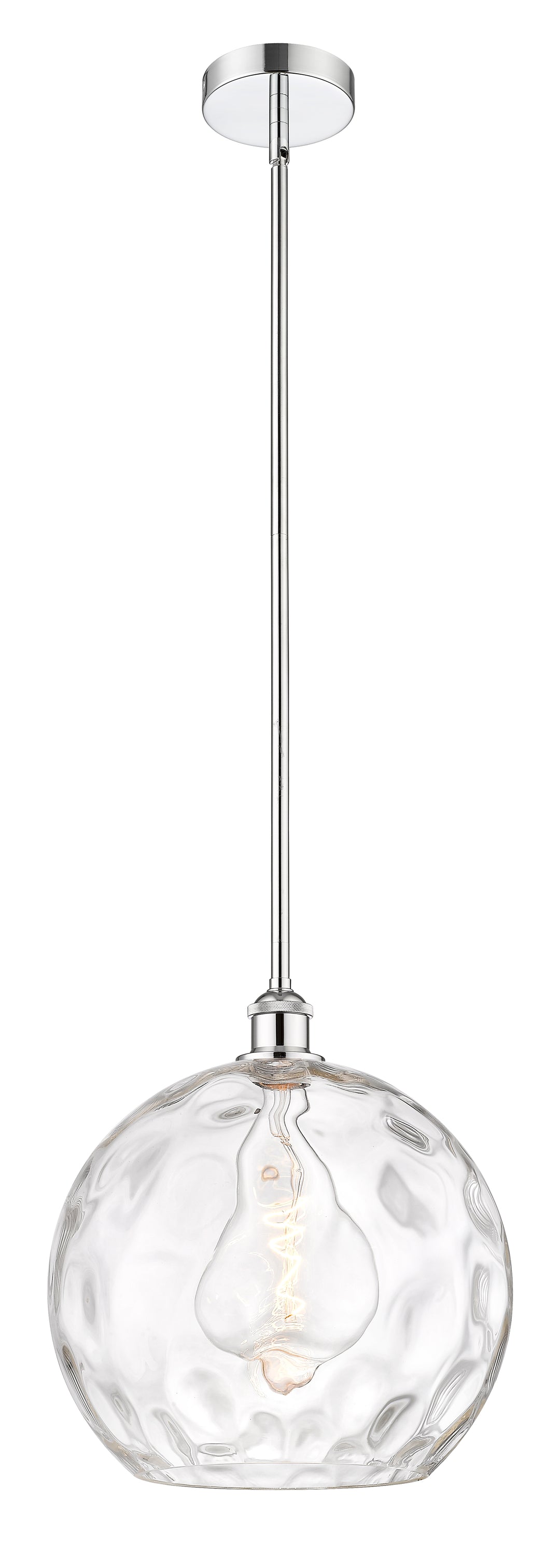 Innovations Lighting Athens Water Glass 14" Pendant - Polished Chrome