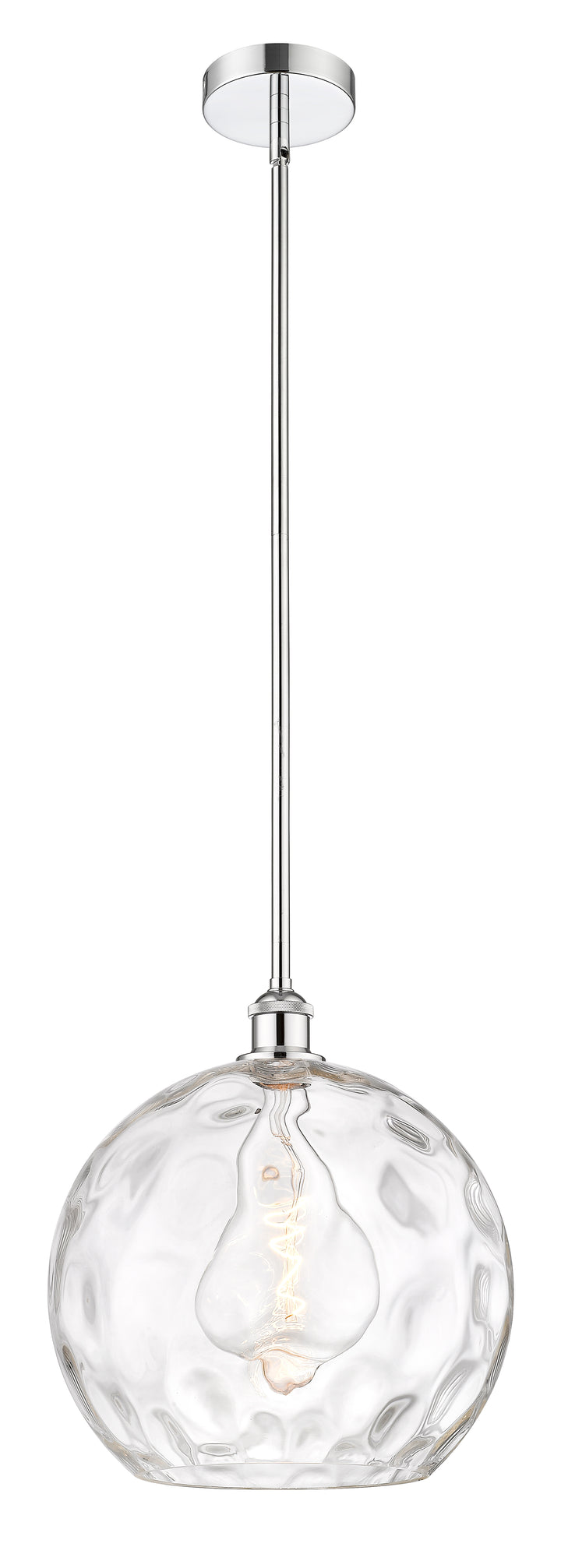 Innovations Lighting Athens Water Glass 14" Pendant - Polished Chrome