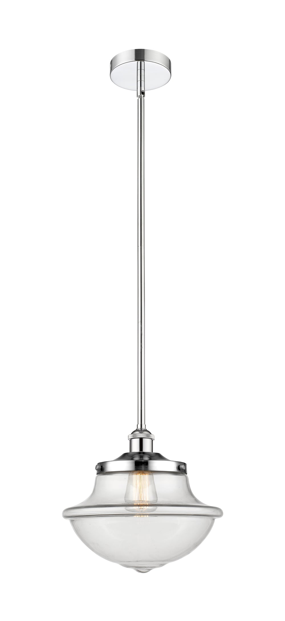 Innovations Lighting Oxford 12" Mini Pendant - Polished Chrome