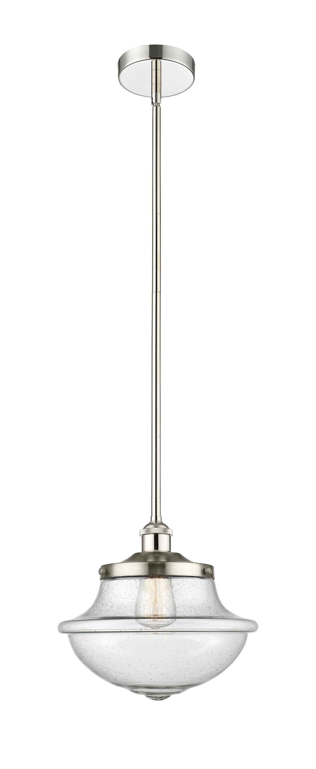 Innovations Lighting Oxford 12" Mini Pendant - Polished Nickel