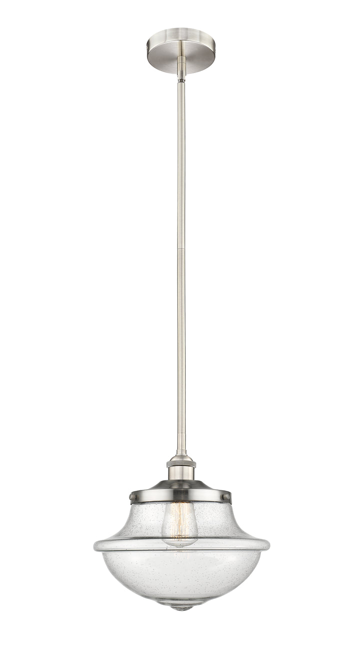 Innovations Lighting Oxford 12" Mini Pendant - Brushed Satin Nickel