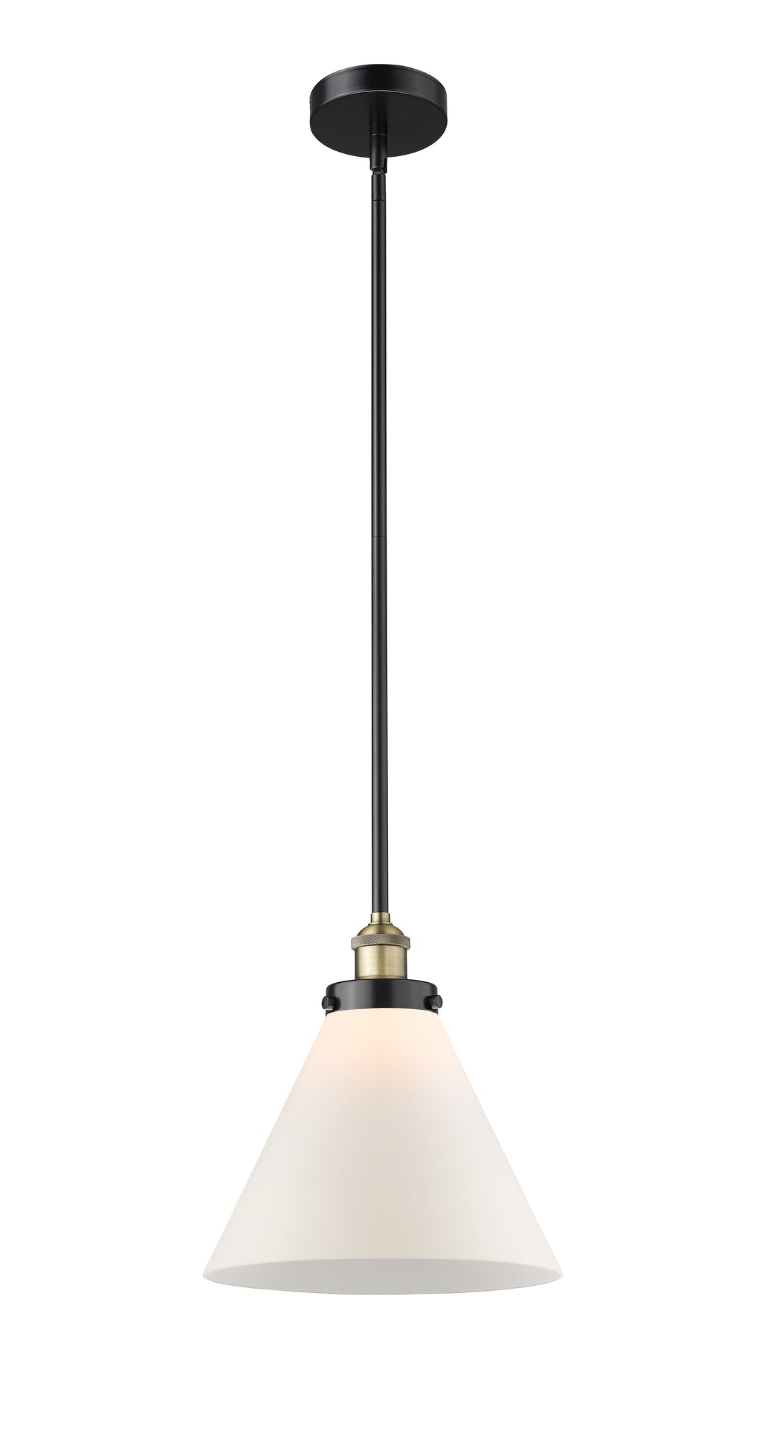 Innovations Lighting Cone 12" Mini Pendant - Black Antique Brass