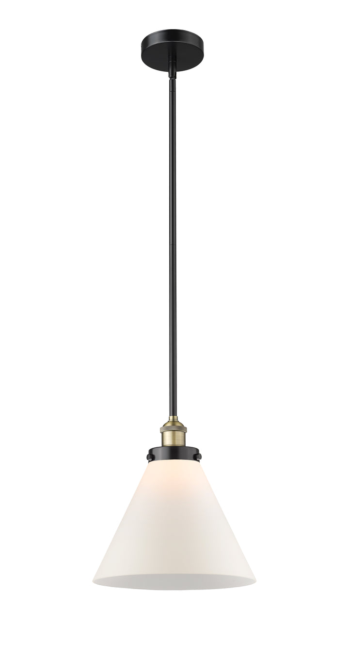 Innovations Lighting Cone 12" Mini Pendant - Black Antique Brass