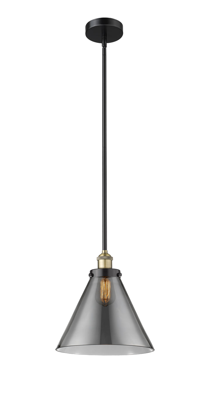 Innovations Lighting Cone 12" Mini Pendant - Black Antique Brass