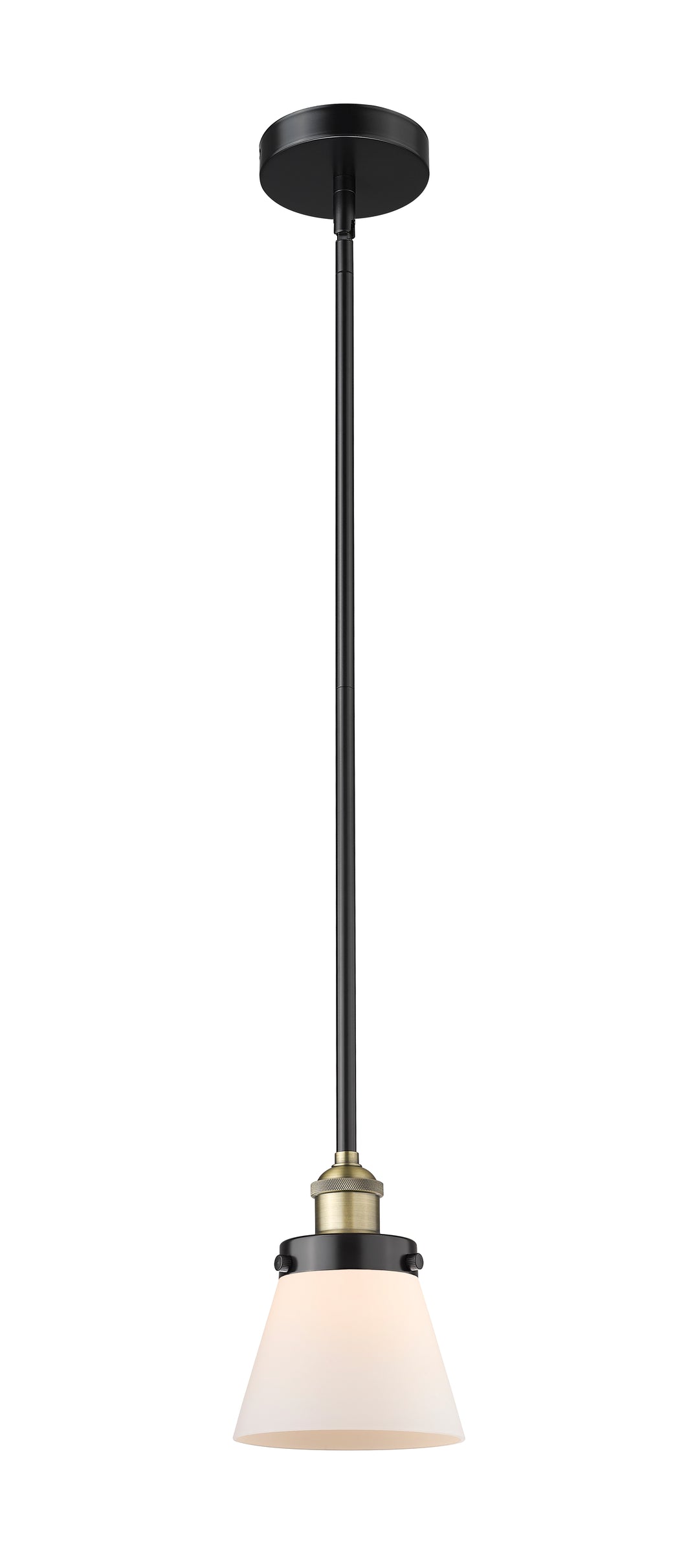 Innovations Lighting Cone 6" Mini Pendant - Black Antique Brass