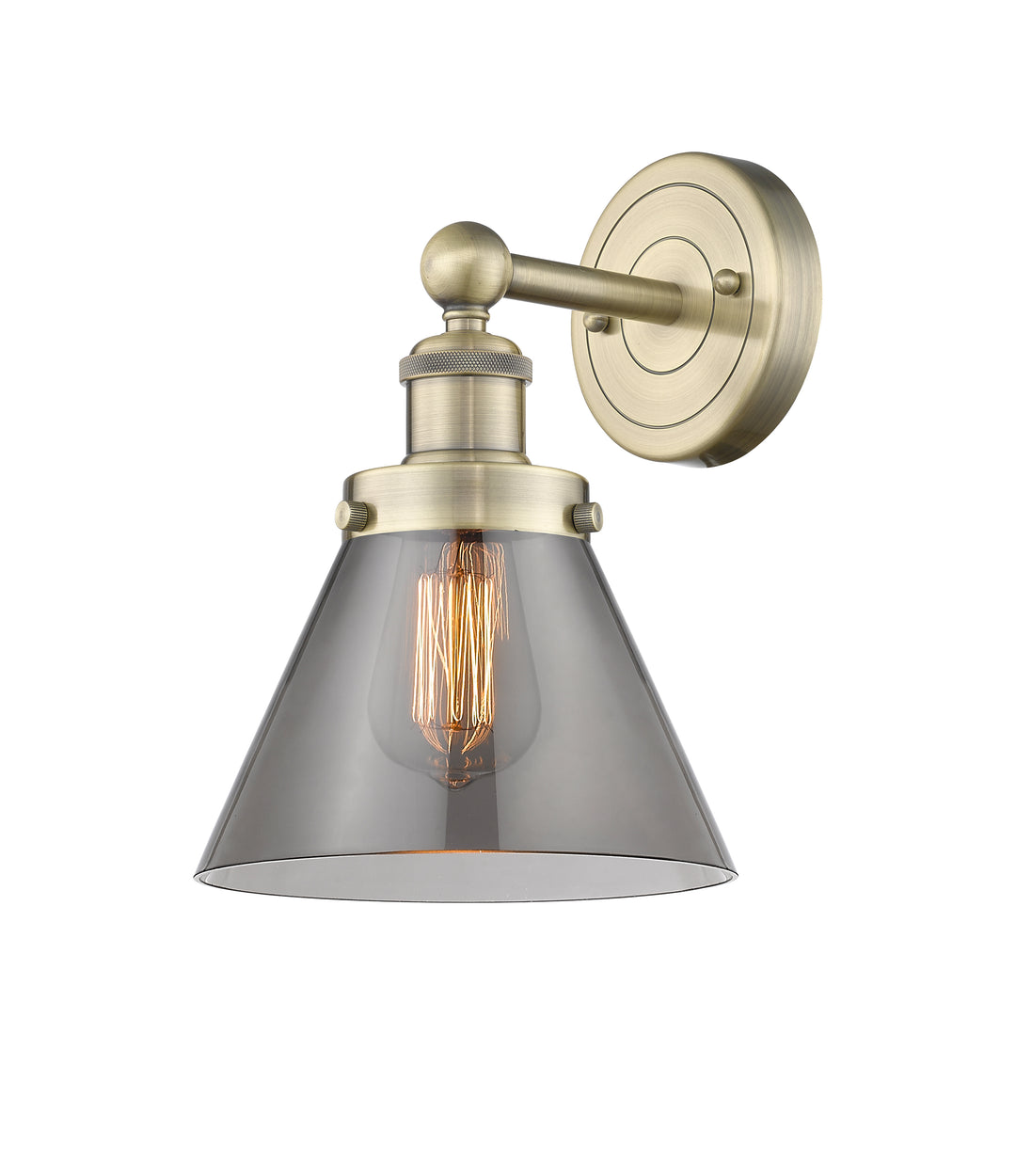 Innovations Lighting Cone 8" Sconce - Antique Brass