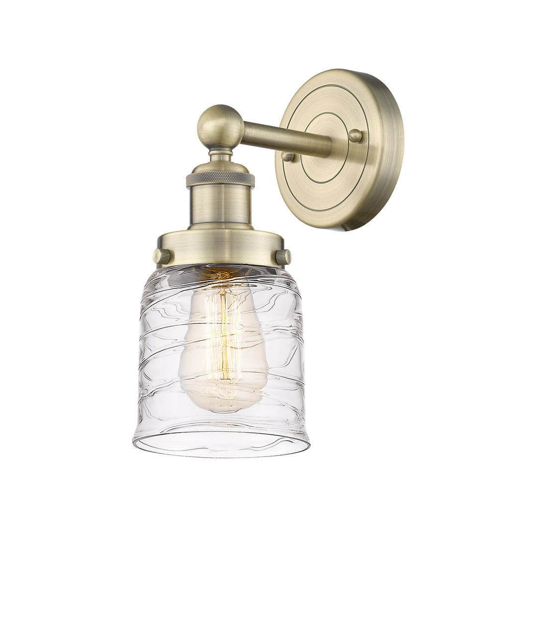 Innovations Lighting Bell 5" Sconce - Antique Brass