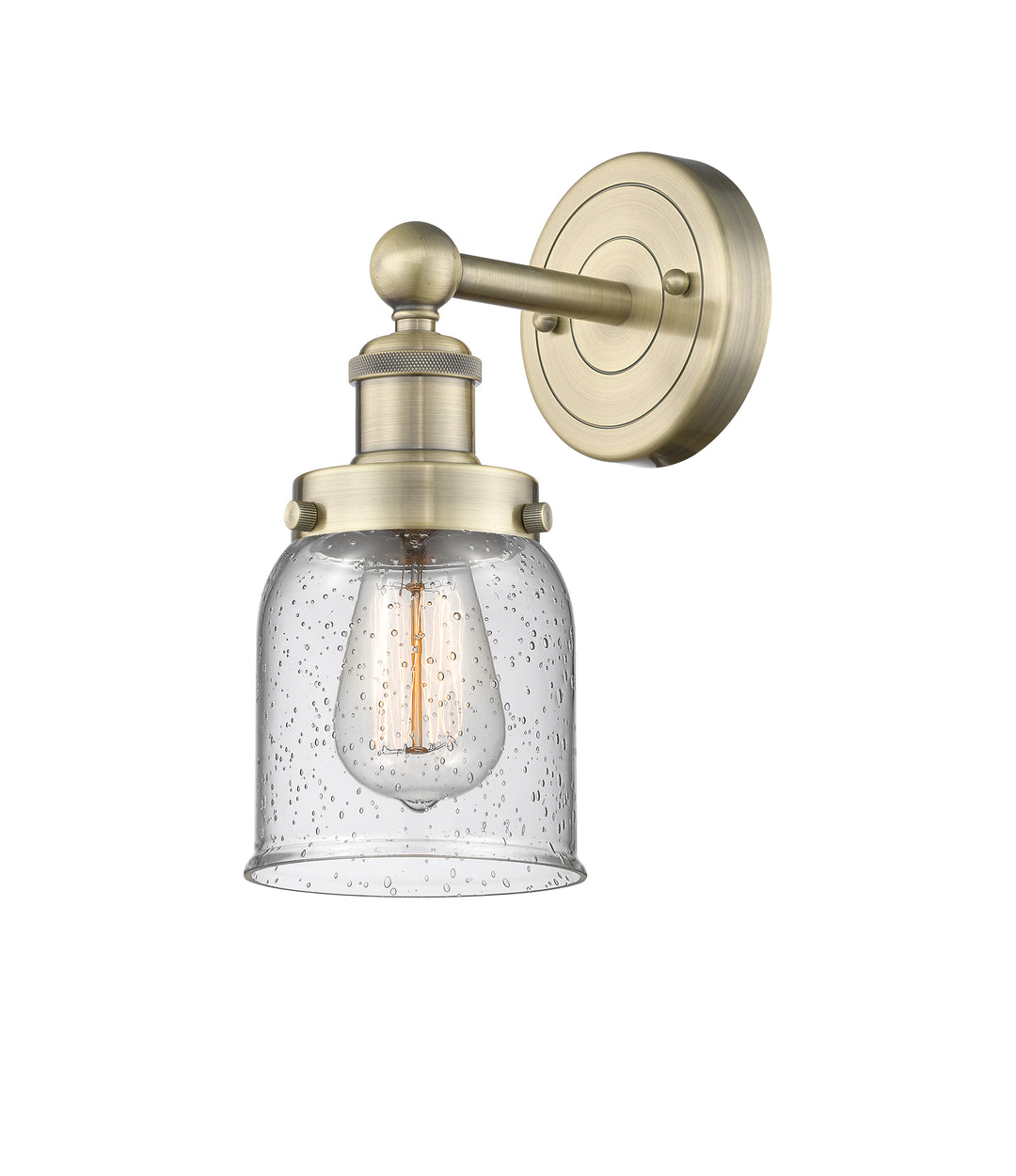 Innovations Lighting Bell 5" Sconce - Antique Brass