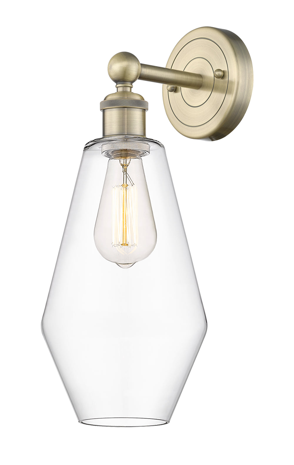 Innovations Lighting Cindyrella 7" Sconce - Antique Brass