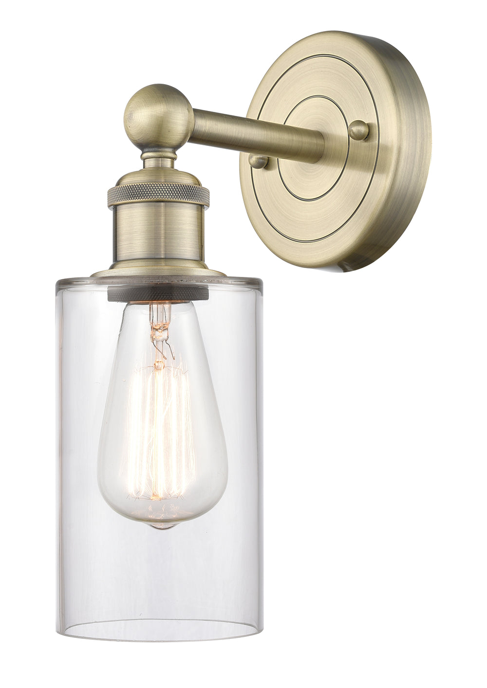 Innovations Lighting Clymer 4" Sconce - Antique Brass