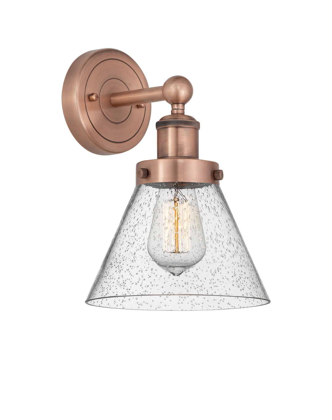 Innovations Lighting Cone 8" Sconce - Antique Copper