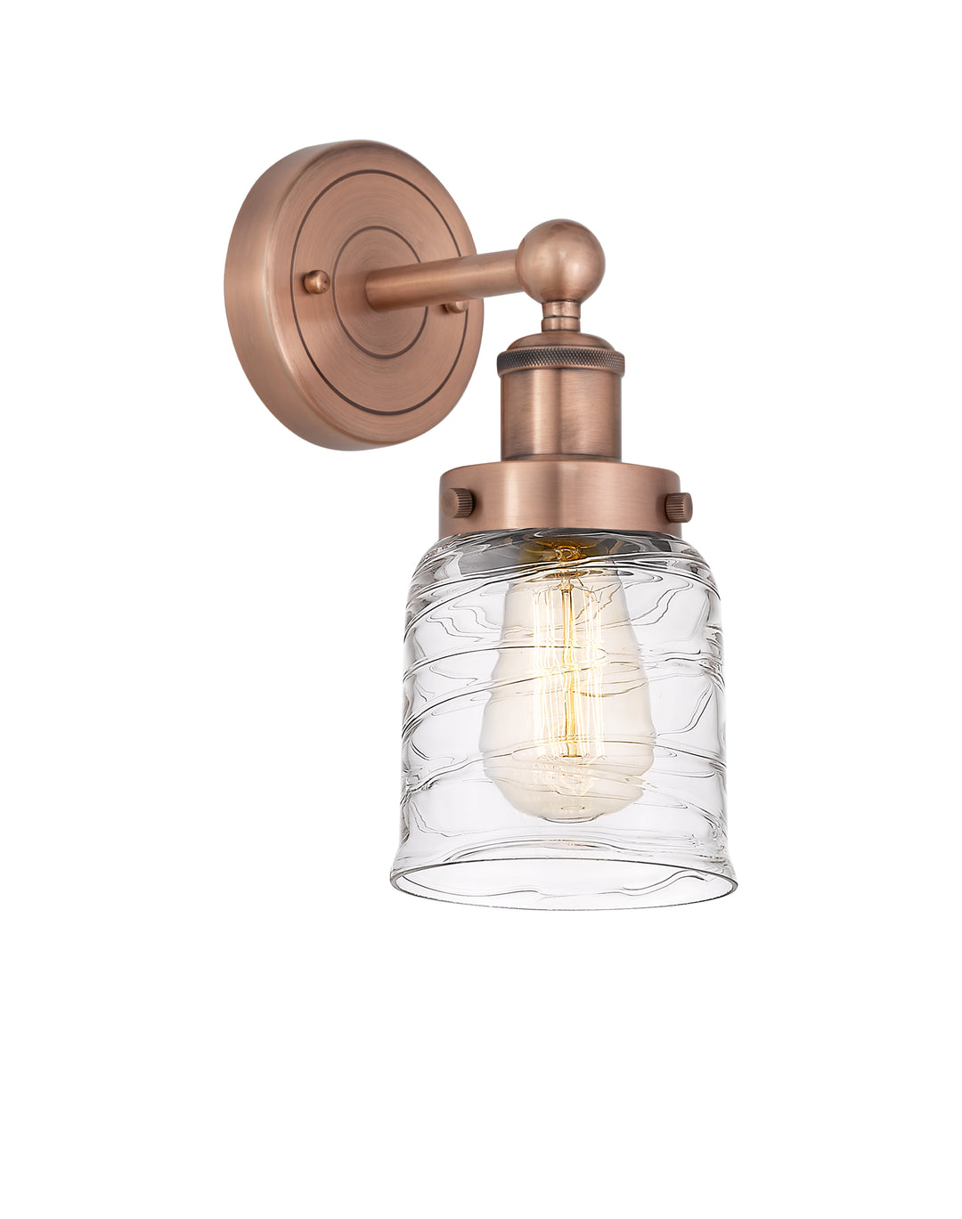 Innovations Lighting Bell 5" Sconce - Antique Copper