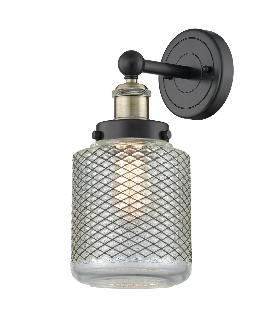 Innovations Lighting Stanton 6" Sconce - Black Antique Brass