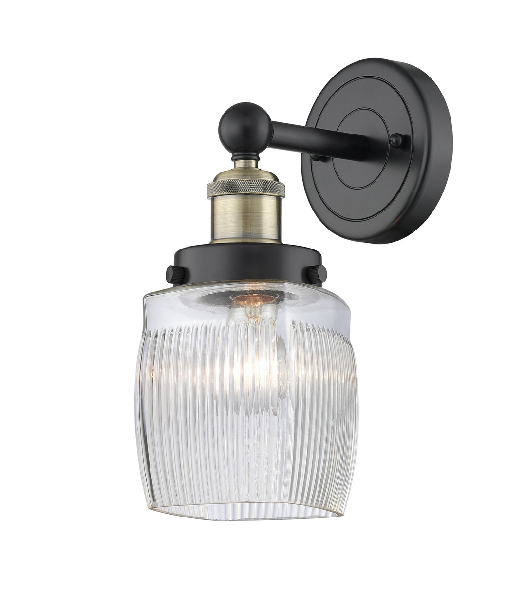 Innovations Lighting Colton 6" Sconce - Black Antique Brass