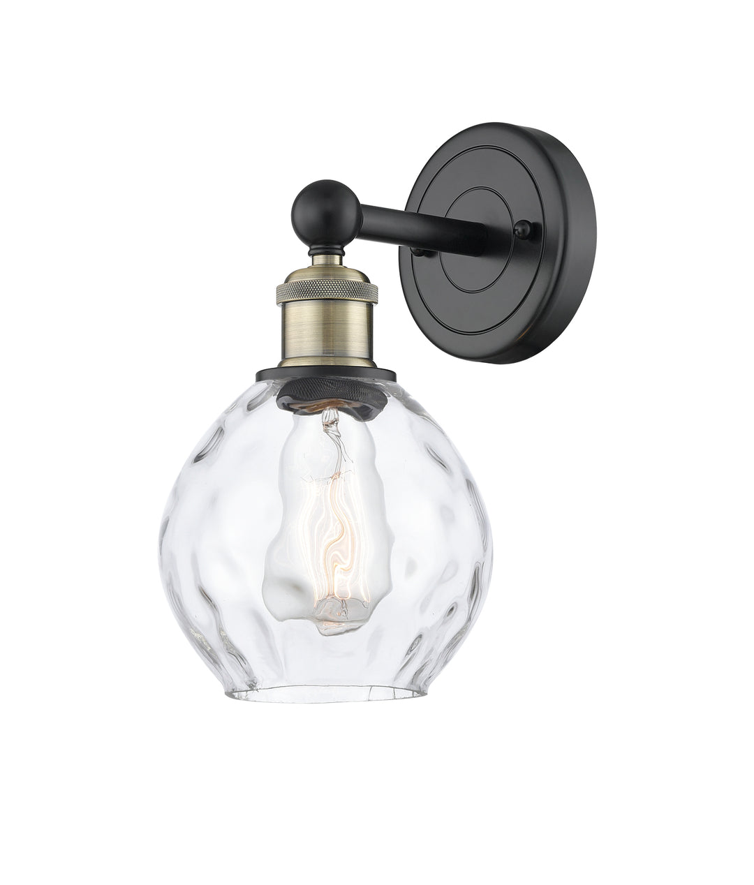 Innovations Lighting Waverly 6" Sconce - Black Antique Brass