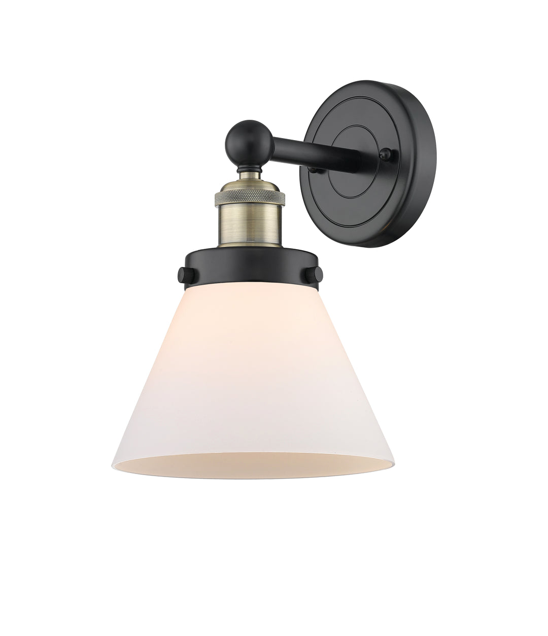 Innovations Lighting Cone 8" Sconce - Black Antique Brass