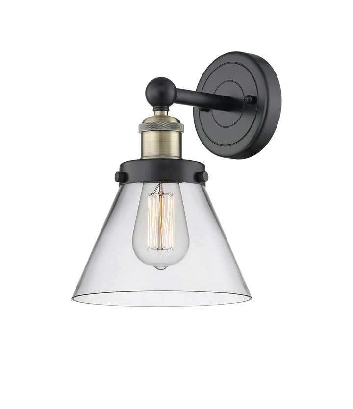 Innovations Lighting Cone 8" Sconce - Black Antique Brass