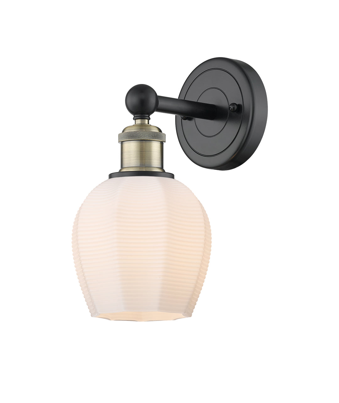 Innovations Lighting Norfolk 6" Sconce - Black Antique Brass