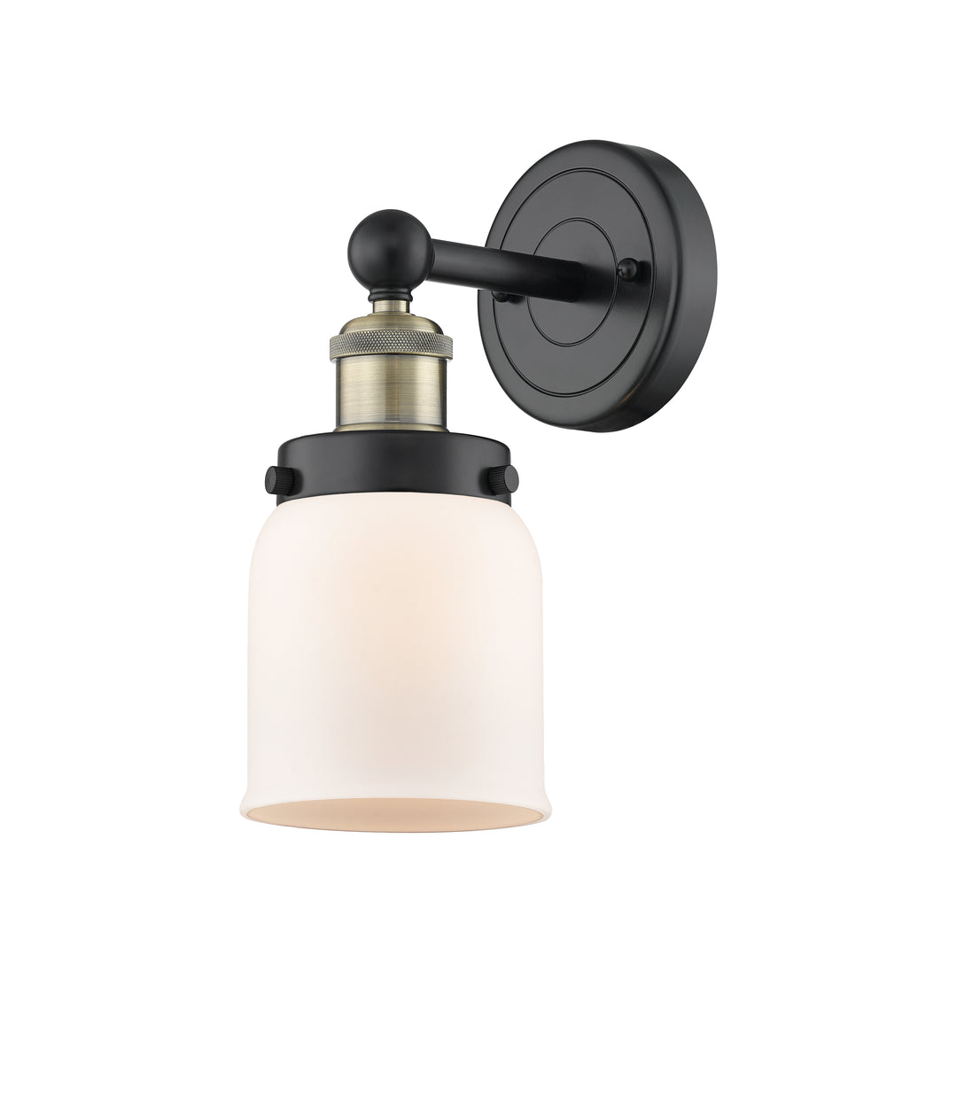 Innovations Lighting Bell 5" Sconce - Black Antique Brass